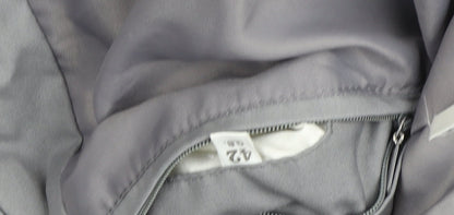 Dannimac Men Grey Polyester Parka Jacket Size 42 Regular