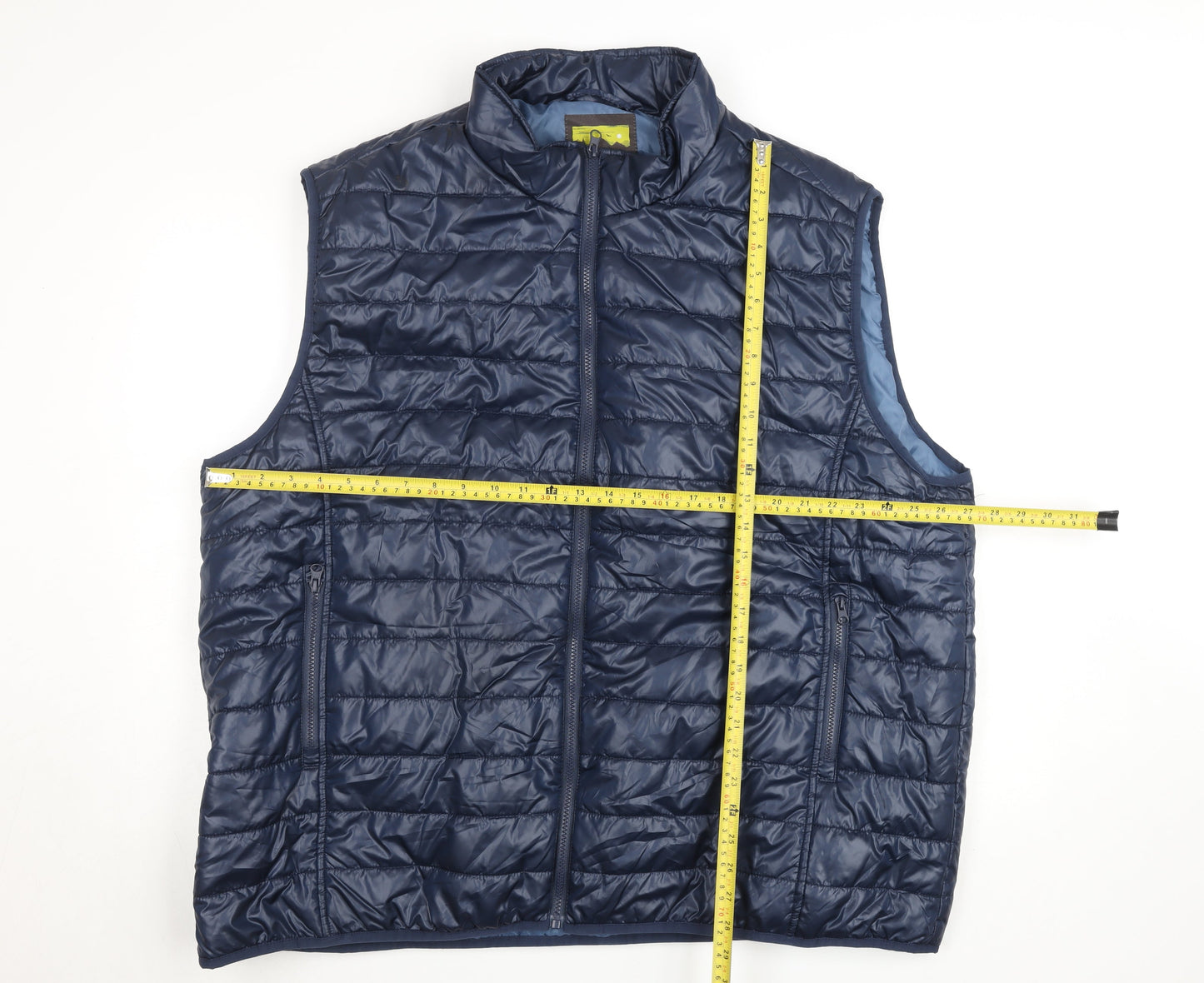 Mens UK Size L atlas for men Blue Puffer Jacket