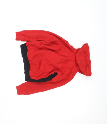 Boys UK Size 5-6 Years Nike Red Full Zip Hoodie