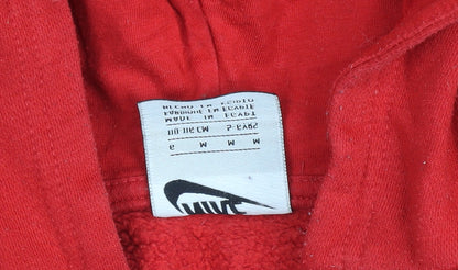 Boys UK Size 5-6 Years Nike Red Full Zip Hoodie