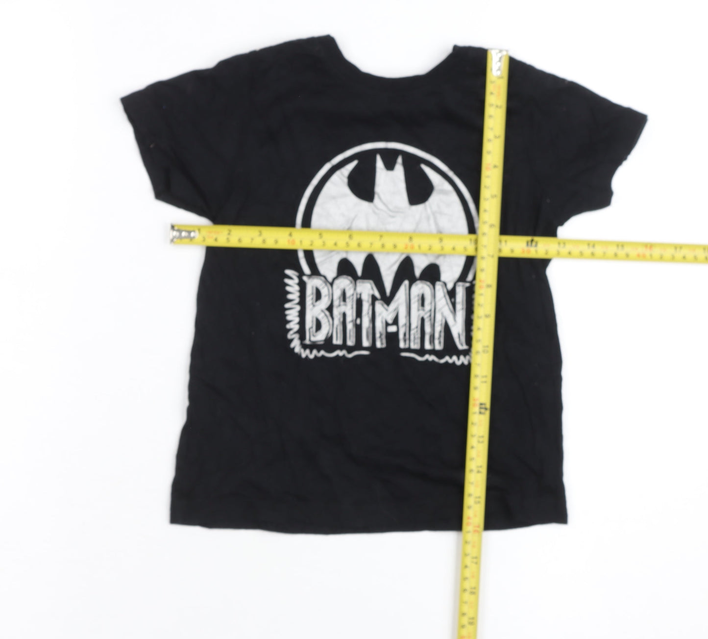 Boys UK Size 4-5 Years Primark Black Basic T-Shirt
