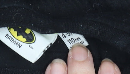 Boys UK Size 4-5 Years Primark Black Basic T-Shirt