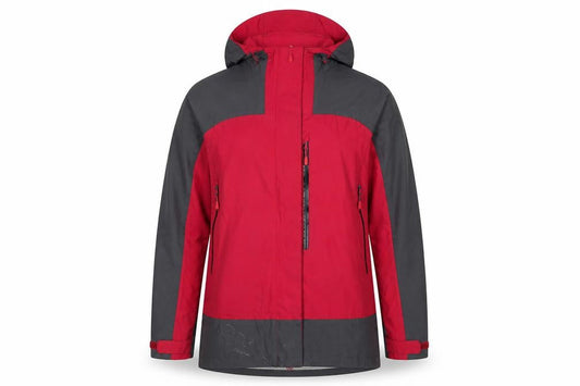 Womens UK Size M Crane Red Rain Coat