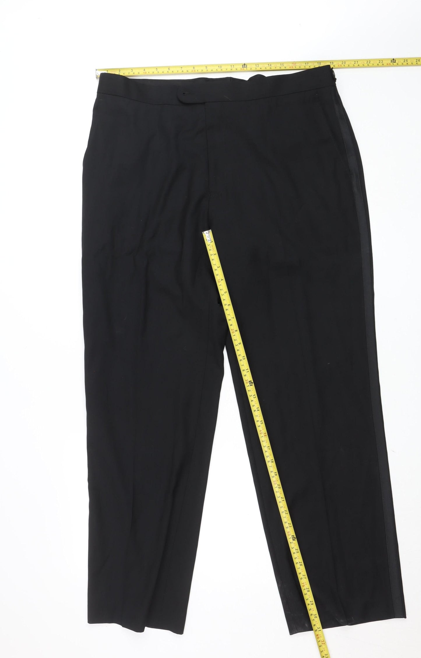 Womens UK Size 20 Taylor & Wright Regular Fit Dress Pants Black Trousers