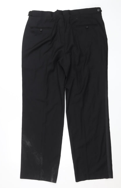 Womens UK Size 20 Taylor & Wright Regular Fit Dress Pants Black Trousers