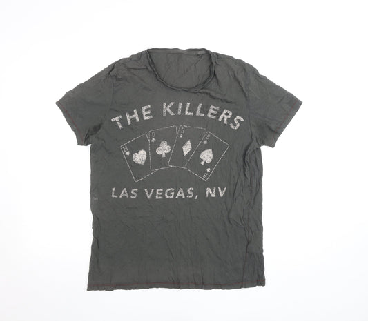 Womens UK Size M NEXT Grey Basic T-Shirt