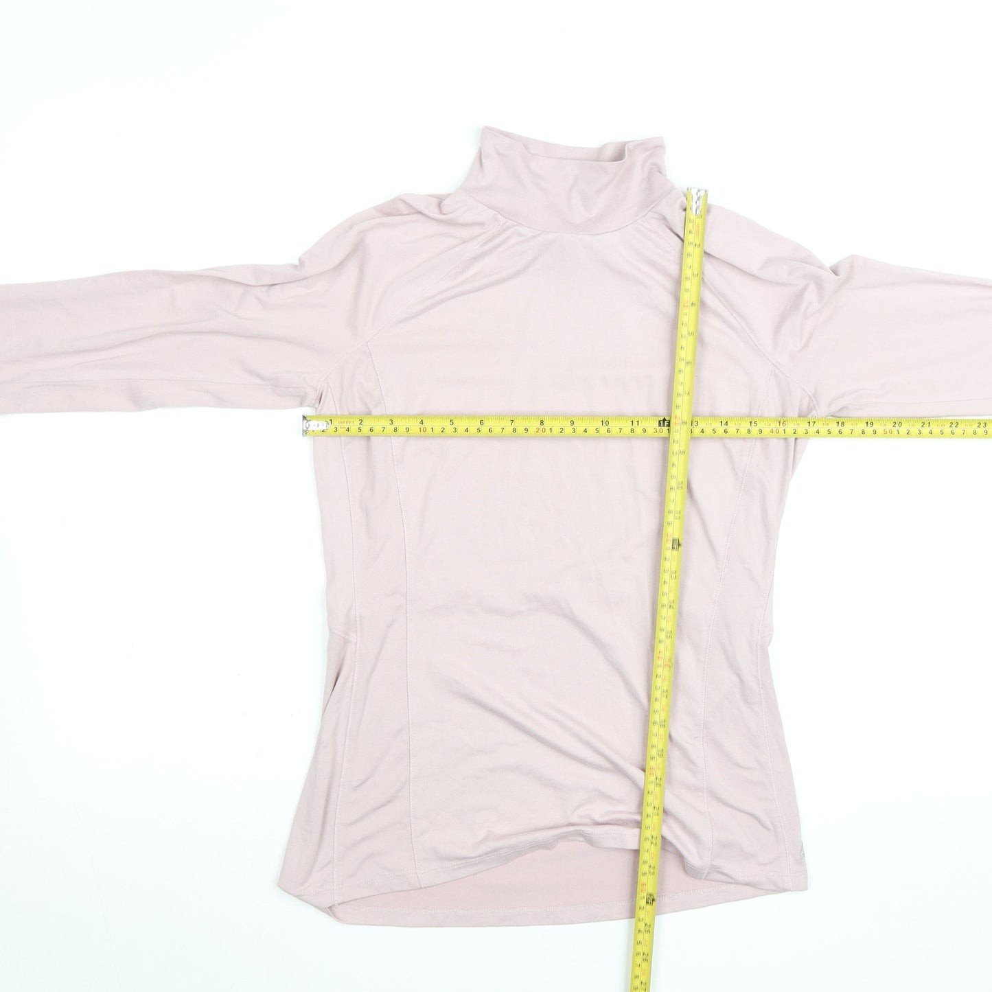 RBX Womens Pink Long Sleeve Mock Neck Activewear Top Size S