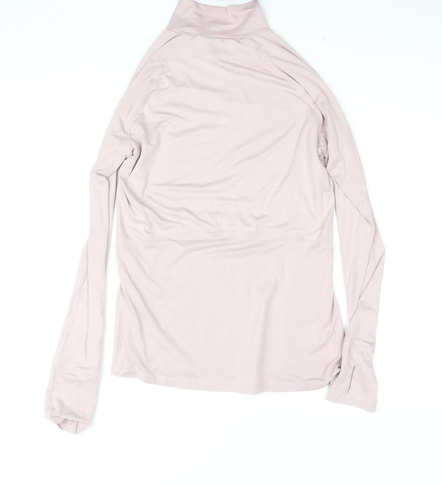 RBX Womens Pink Long Sleeve Mock Neck Activewear Top Size S