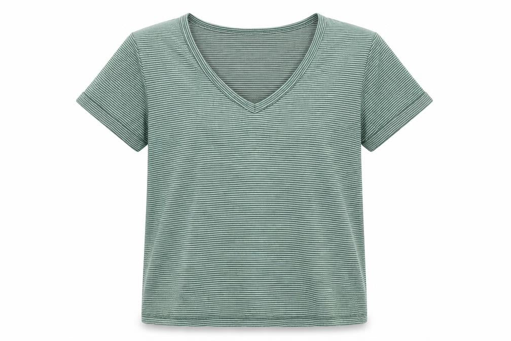 Womens UK Size S American Eagle Green Basic T-Shirt