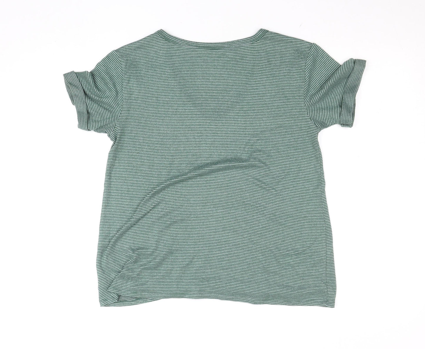 Womens UK Size S American Eagle Green Basic T-Shirt