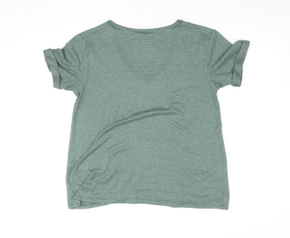 Womens UK Size S American Eagle Green Basic T-Shirt