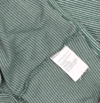 Womens UK Size S American Eagle Green Basic T-Shirt