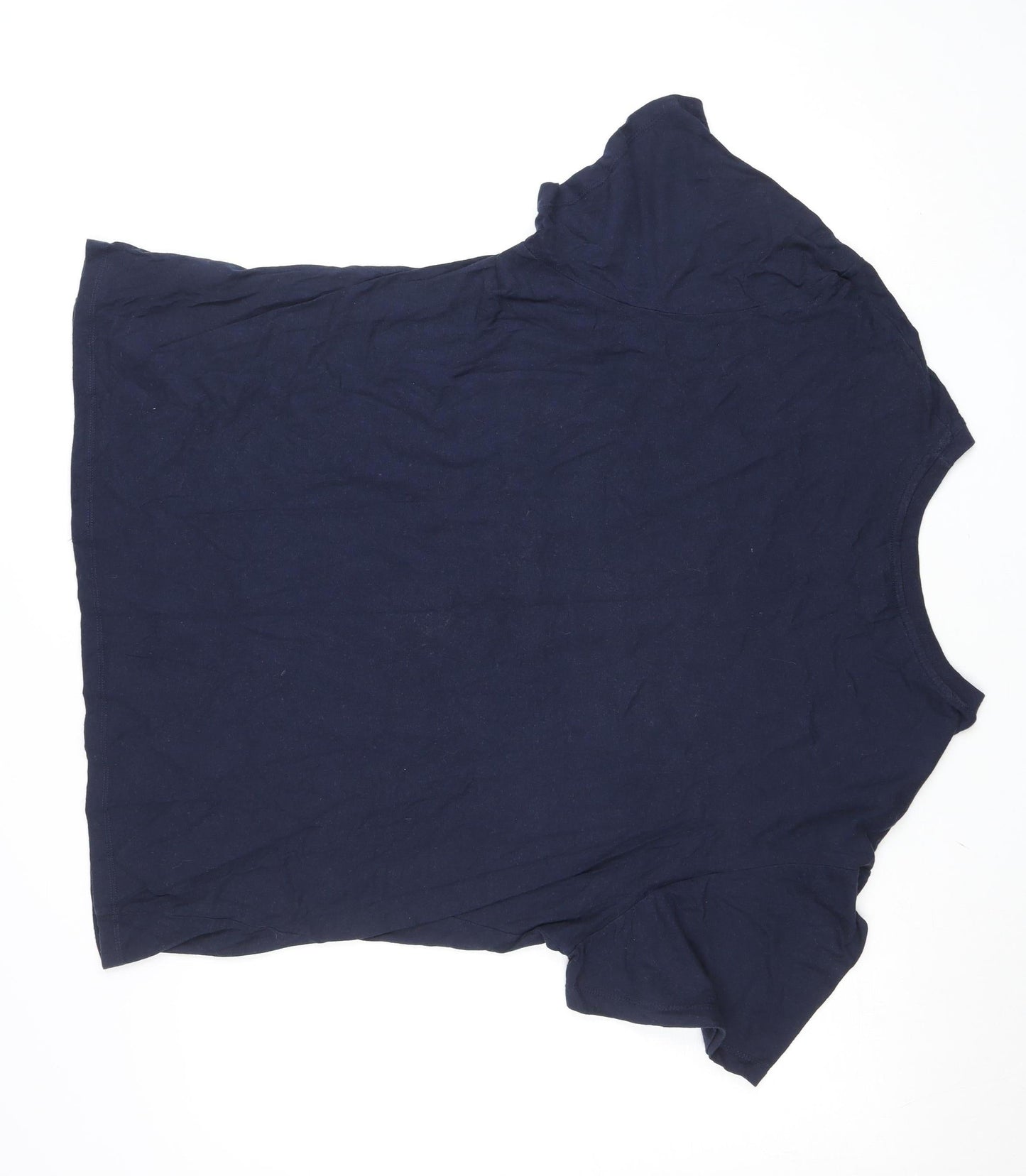 Primark Womens Blue 3XL Basic Paris Print Cotton T-Shirt