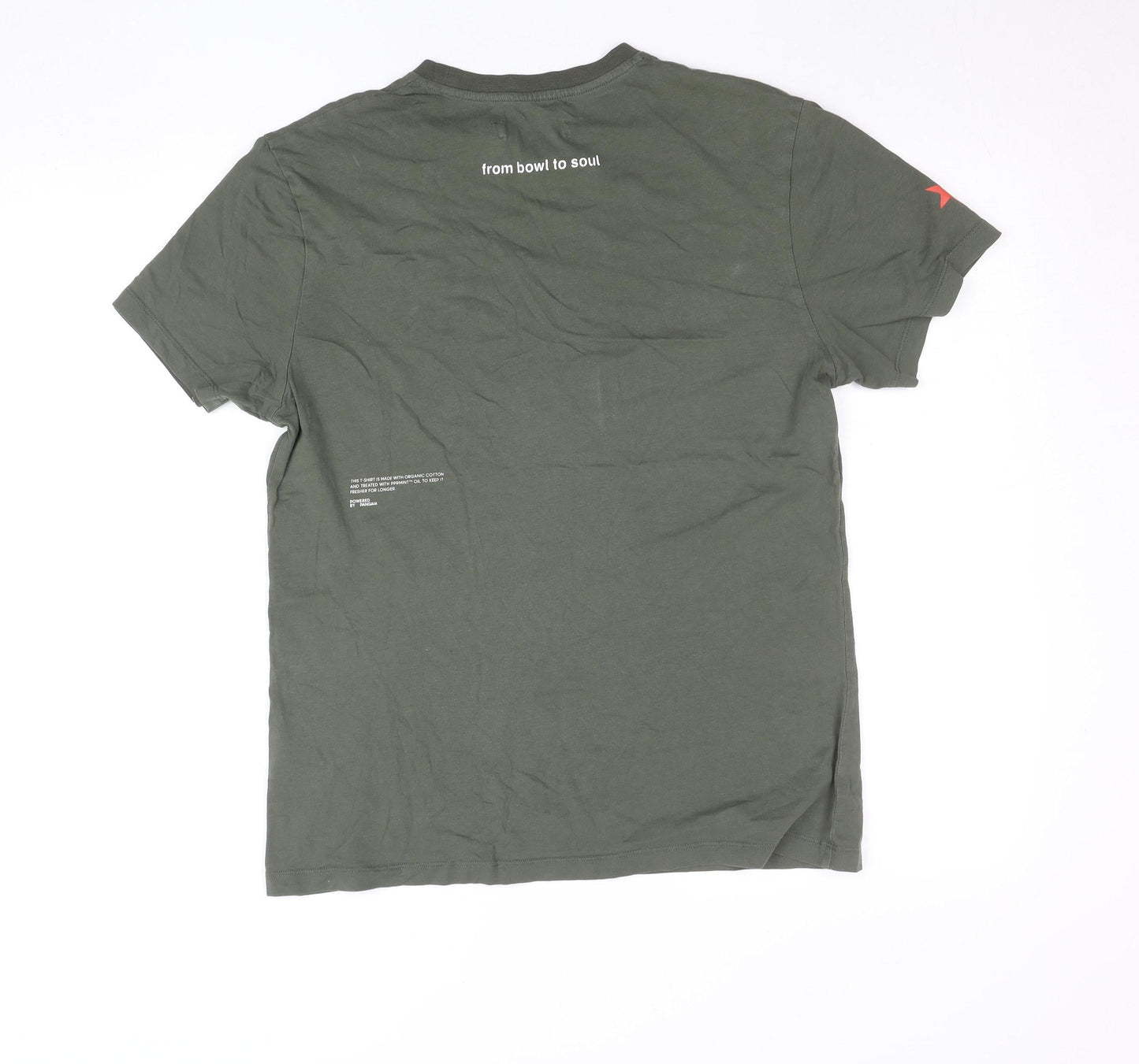 Womens UK Size XS Pangaia Green Basic T-Shirt