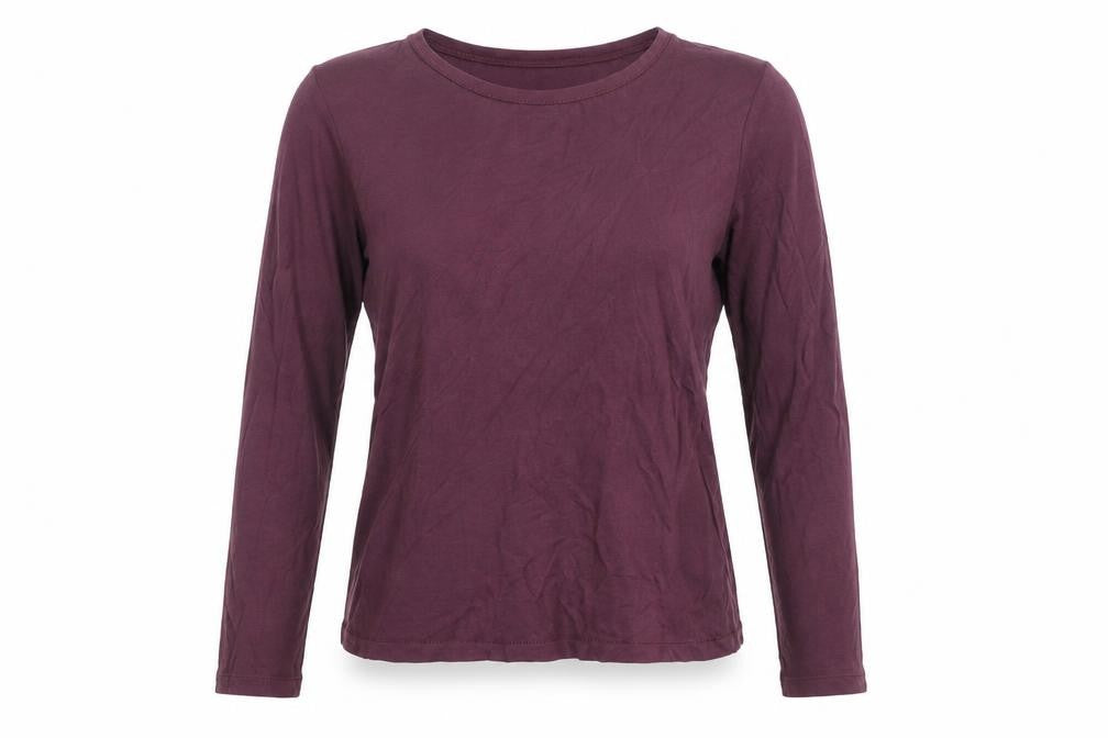 Womens UK Size S Zara Purple Basic T-Shirt