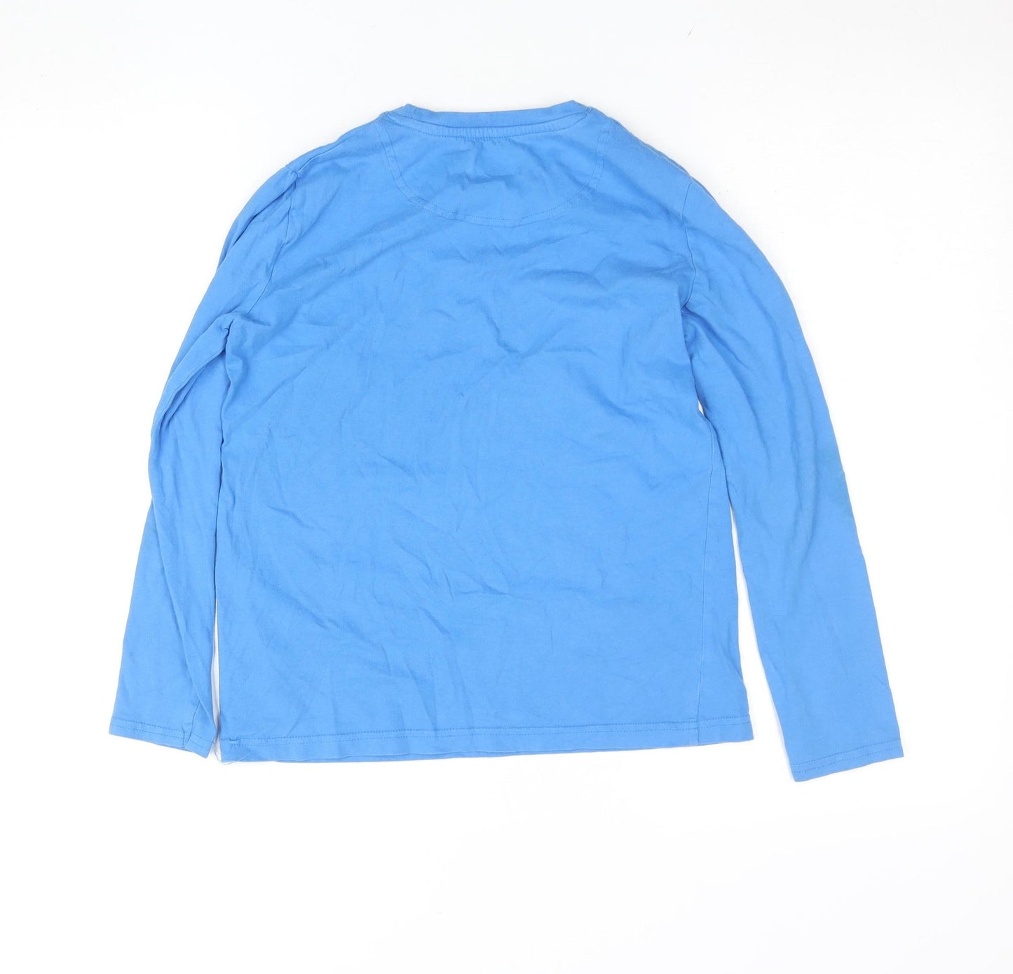 Boys UK Size 10 Years Lyle & Scott Blue Basic T-Shirt