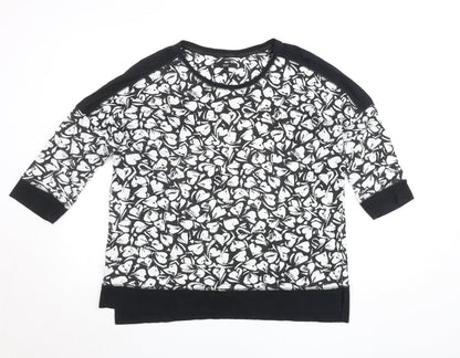Womens UK Size 14 NEXT Black Basic T-Shirt