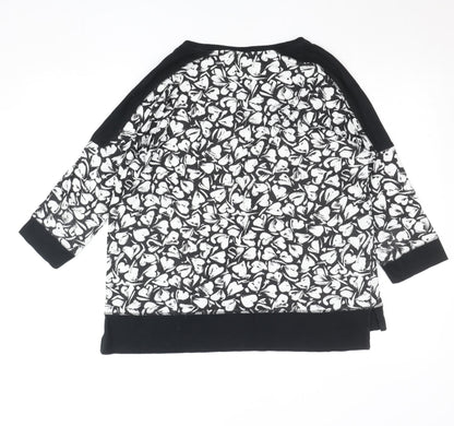Womens UK Size 14 NEXT Black Basic T-Shirt