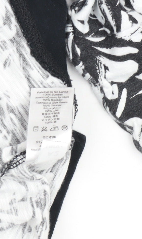 Womens UK Size 14 NEXT Black Basic T-Shirt
