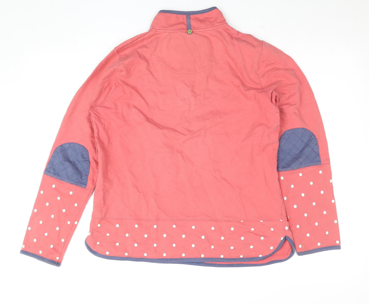 Womens UK Size 14 Colours by Alice Pink Henley Sweatshirt