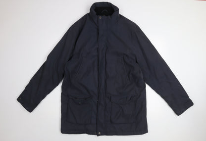 Mens UK Size 42 Skopes Blue Parka Coat