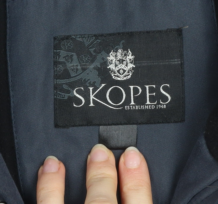 Mens UK Size 42 Skopes Blue Parka Coat