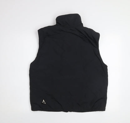 Avalanche Men's Black Nylon Ski Waistcoat Bodywarmer Size S