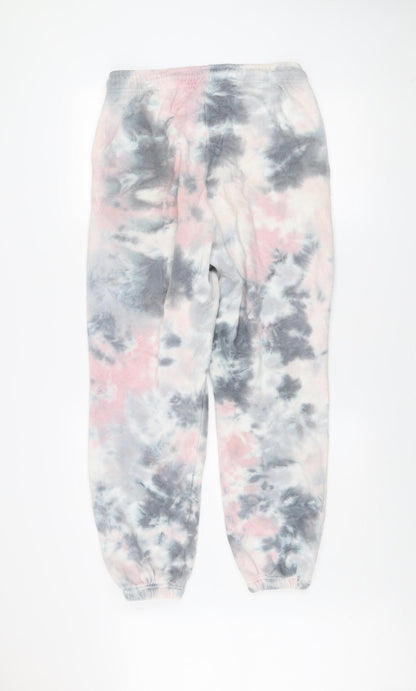 Ellesse Women’s Multicoloured Tie Dye Jogger Trousers UK 10 Cotton