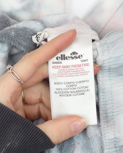 Ellesse Women’s Multicoloured Tie Dye Jogger Trousers UK 10 Cotton