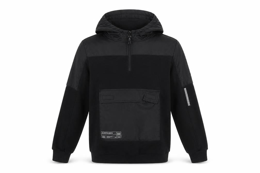 Boys UK Size 10-11 Years Primark Black Pullover Hoodie