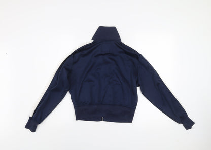 Abercrombie & Fitch Men's Blue XS Track Jacket Full Zip Cotton Blend