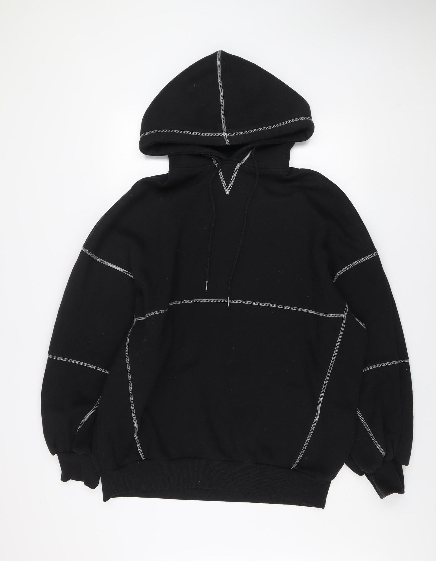 Womens UK Size 8 Missguided Black Pullover Hoodie