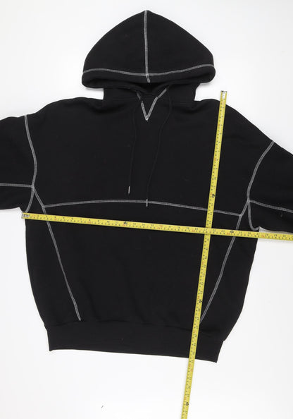 Womens UK Size 8 Missguided Black Pullover Hoodie