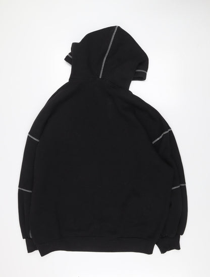 Womens UK Size 8 Missguided Black Pullover Hoodie