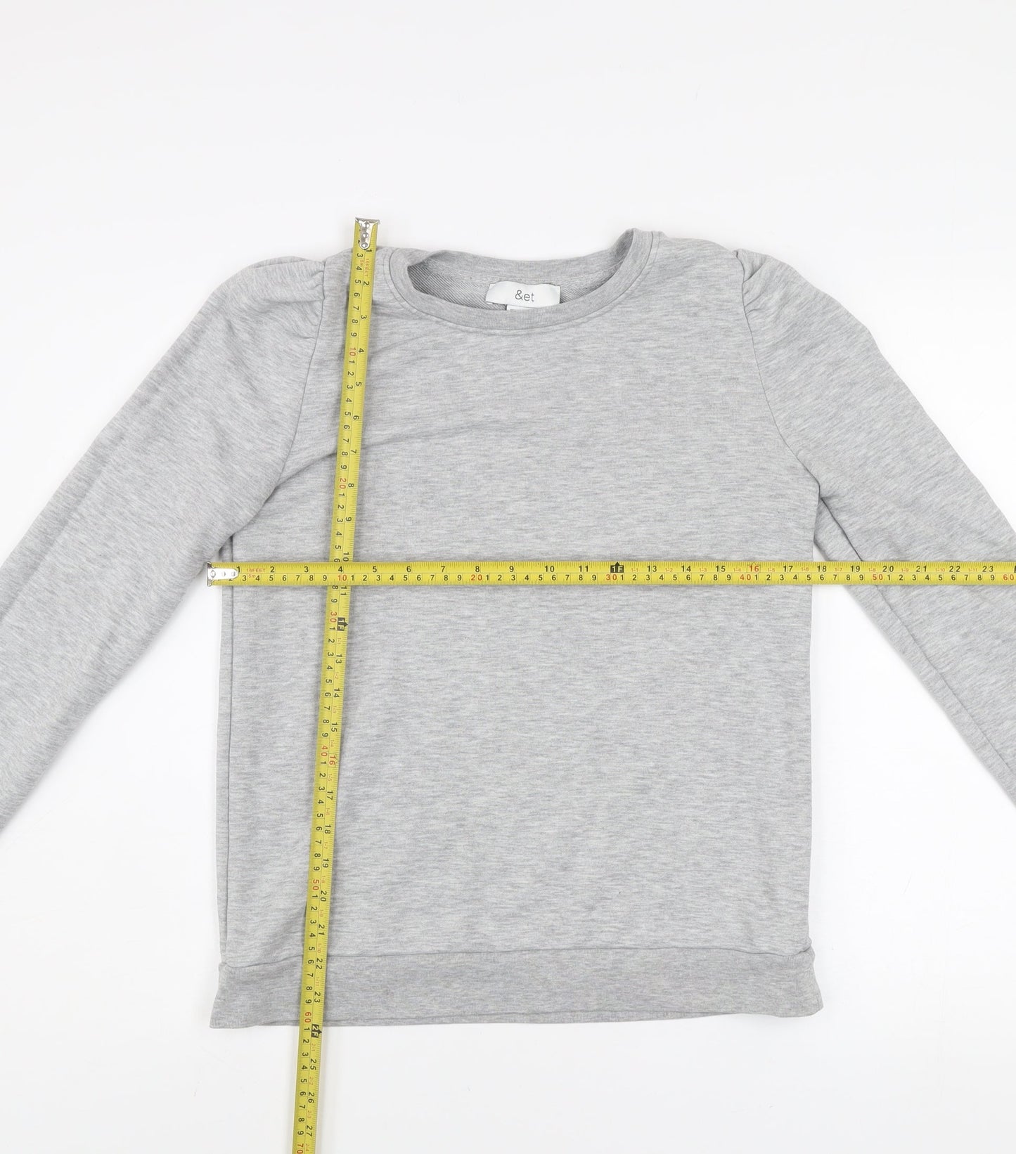Womens UK Size 10 &et Grey Pullover Sweatshirt
