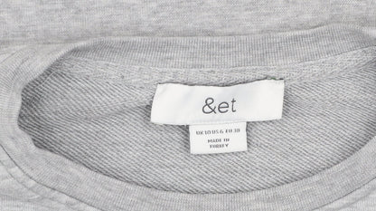 Womens UK Size 10 &et Grey Pullover Sweatshirt