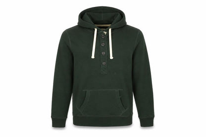 Mens UK Size S Clockhouse Green Henley Hoodie