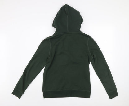 Mens UK Size S Clockhouse Green Henley Hoodie