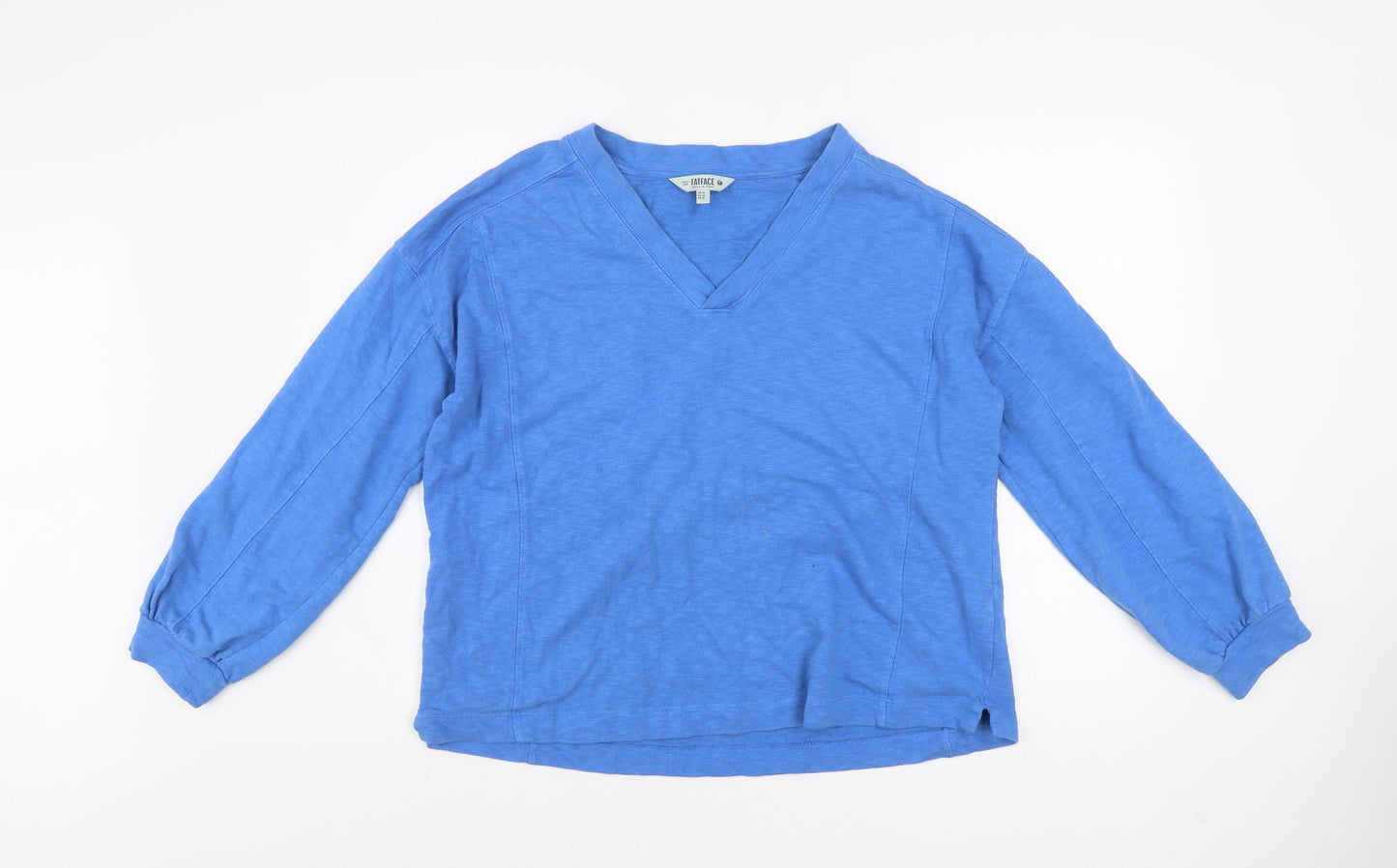 Womens UK Size 14 FatFace Blue Pullover Sweatshirt