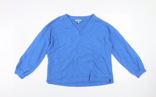Womens UK Size 14 FatFace Blue Pullover Sweatshirt
