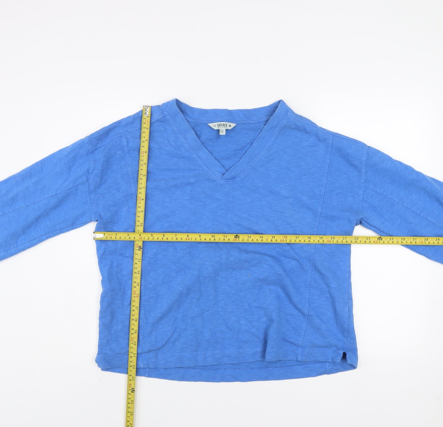Womens UK Size 14 FatFace Blue Pullover Sweatshirt