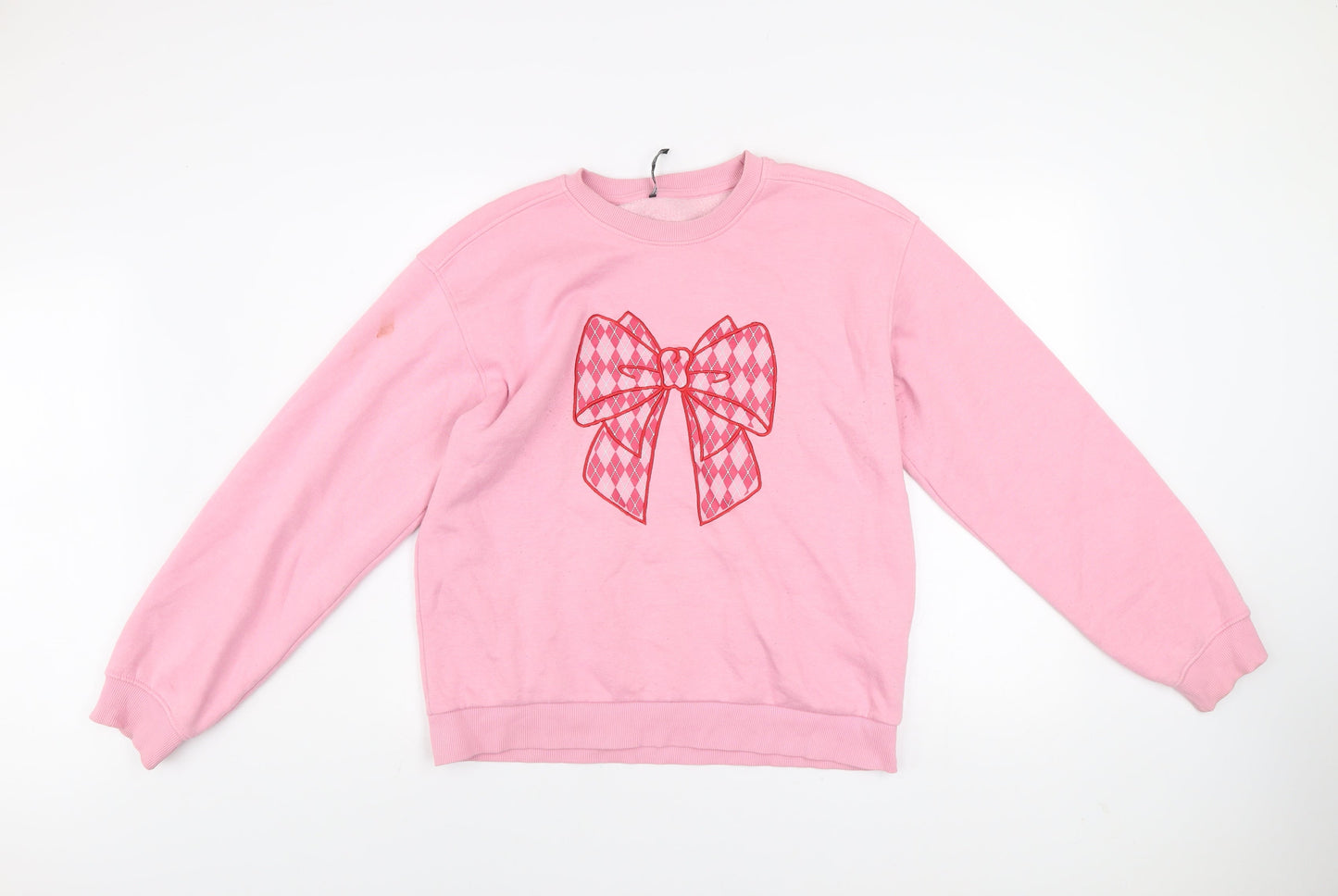 Womens UK Size 12 Threadbare Pink Pullover Sweatshirt
