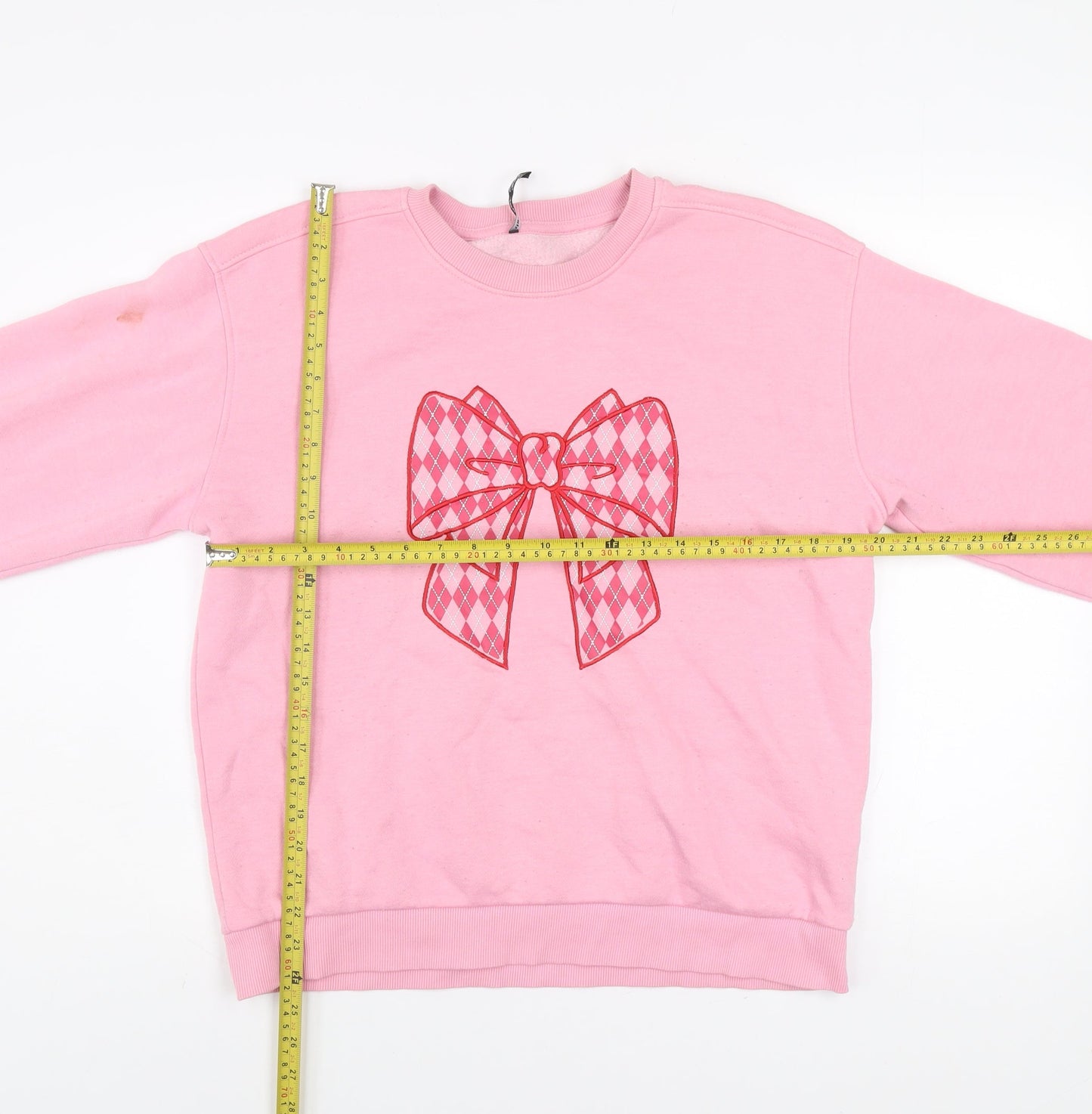 Womens UK Size 12 Threadbare Pink Pullover Sweatshirt