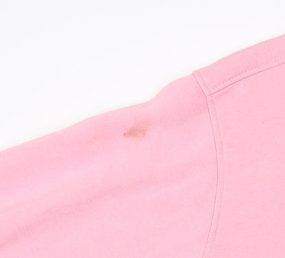 Womens UK Size 12 Threadbare Pink Pullover Sweatshirt