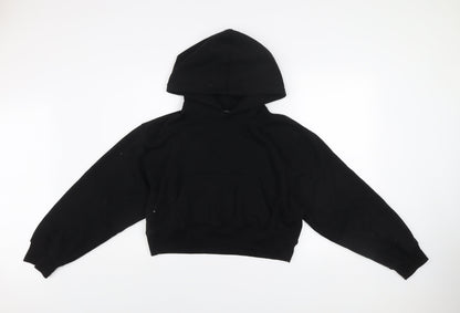 Womens UK Size L Zara Black Pullover Hoodie