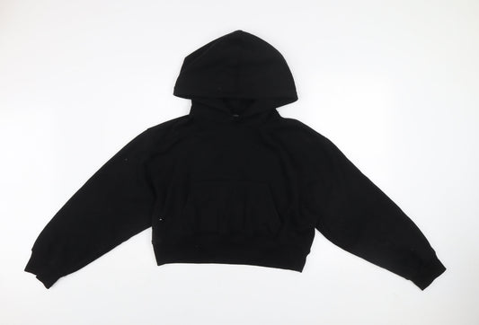 Womens UK Size L Zara Black Pullover Hoodie