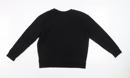 Primark Women Black NYC 1989 Crew Neck Pullover Sweatshirt Size 10/12