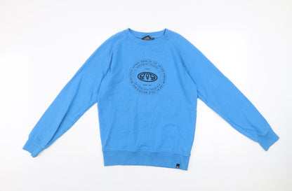 Animal Boys Blue Crew Neck Pullover Sweatshirt 13-14 Years