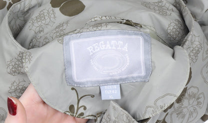 Womens UK Size 16 Regatta Beige Rain Coat