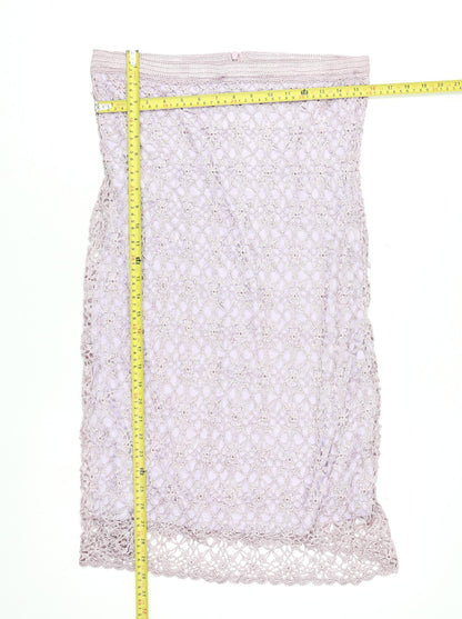 Womens UK Size 4 Claire Kennedy Crochet Knit Skirt